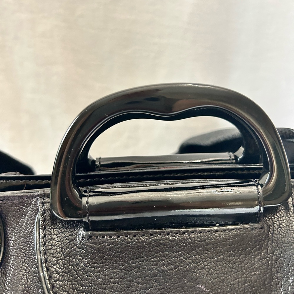 Tracy Reese Black Satchel Bag - Picture 10 of 15